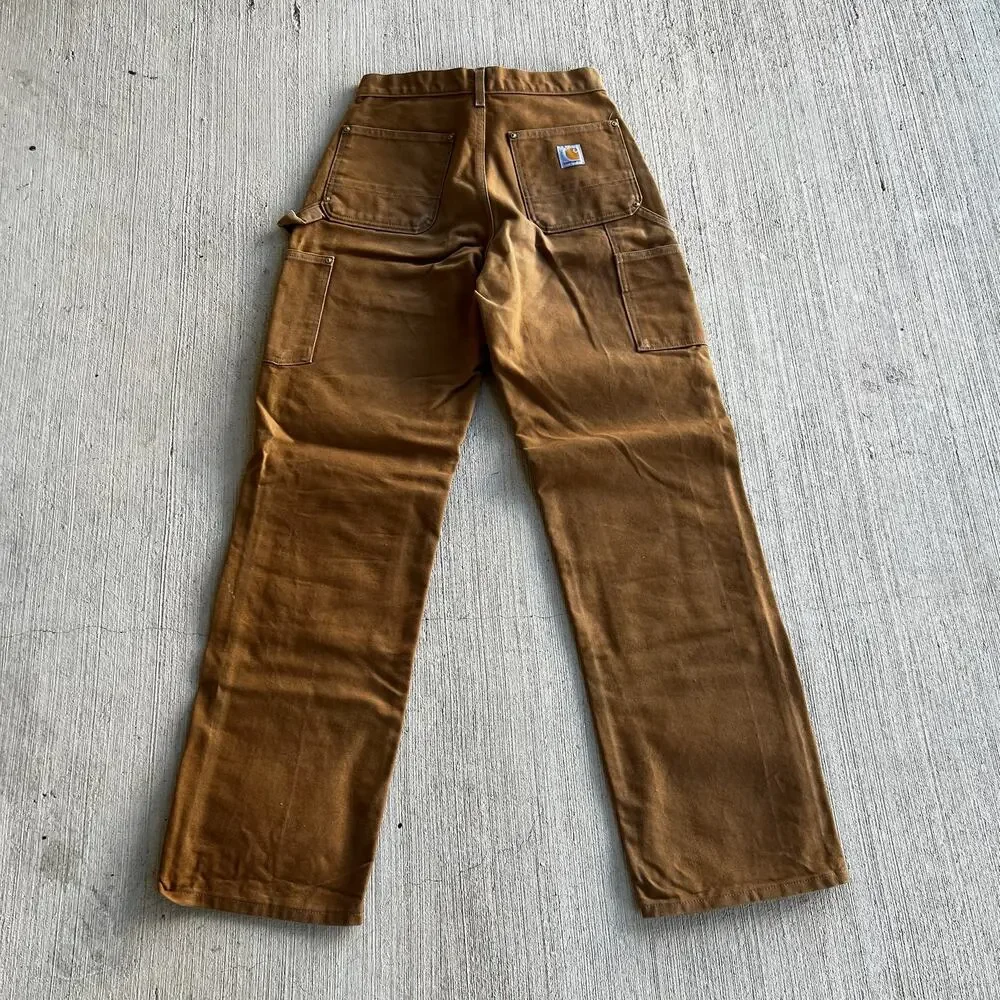 Carhartt brown double knee work wear carpenter pants - Picture 5 of 8